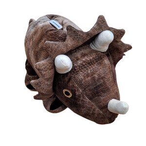 Large 17" Triceratops Plush Bank NWT